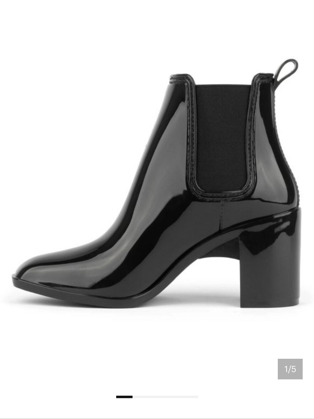 [Brand NEW] JEFFREY CAMPBELL Black Hurricane Ankle Boots Galoshes Rain Size 9